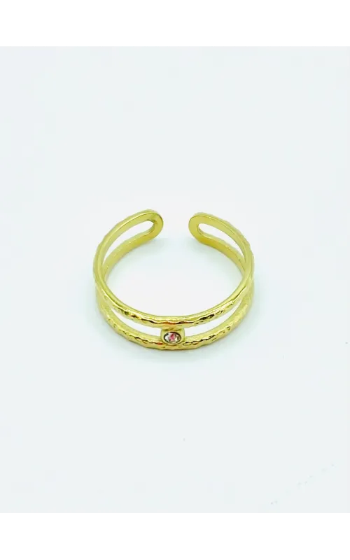 Anillo Ajustable Solitario