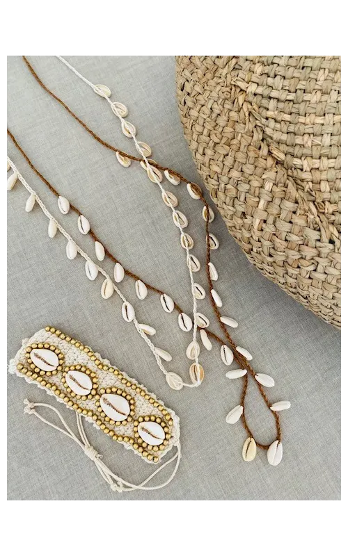 Collar Trenzado Conchas