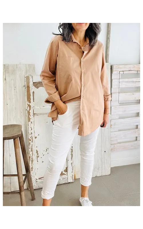 Pantalones Ideales Blanco