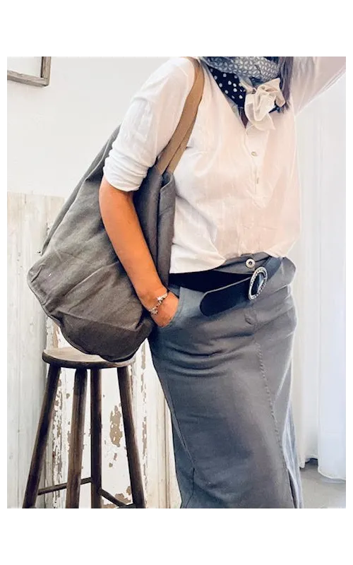 Bolsa Loneta Gris