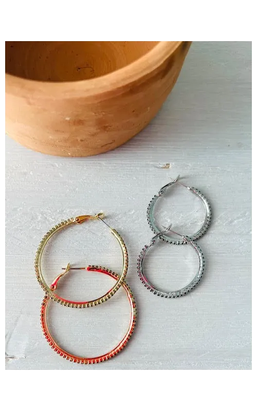 Pendientes Aros Circonitas