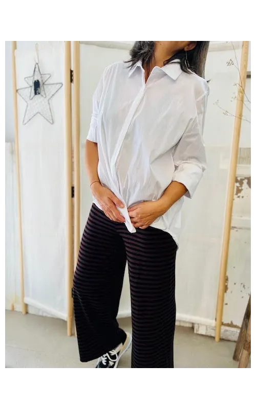 Pantalones Greta Marrón/Negro