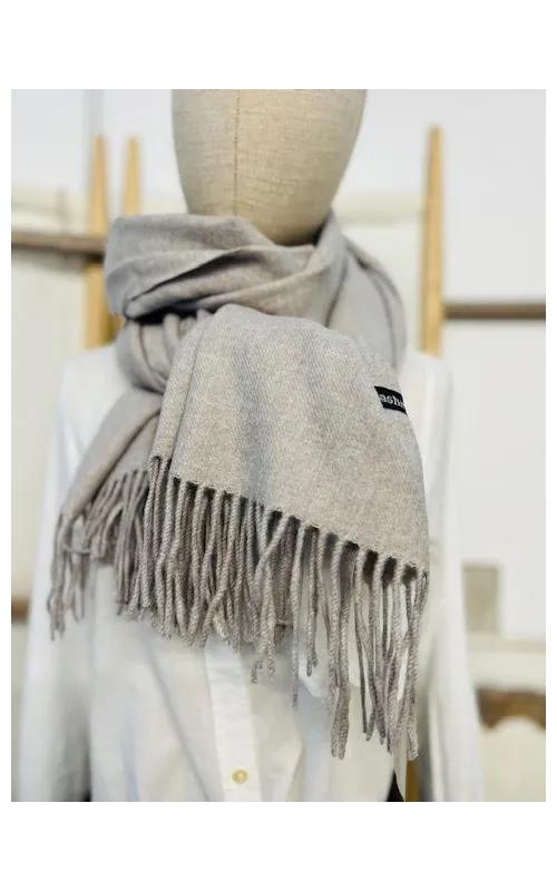 Bufanda Cashmere Gris