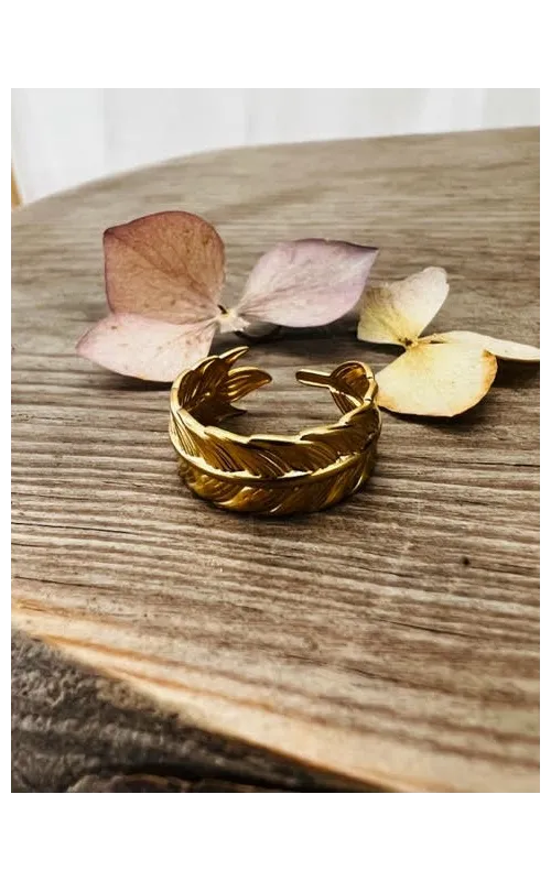 Anillo Ajustable Pluma